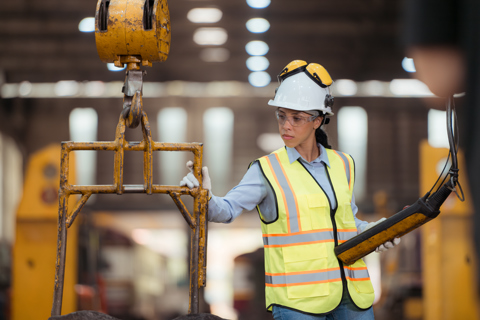 Portrait Of Railway Technician Worker In Safety Ve 2024 03 25 23 28 25 Utc